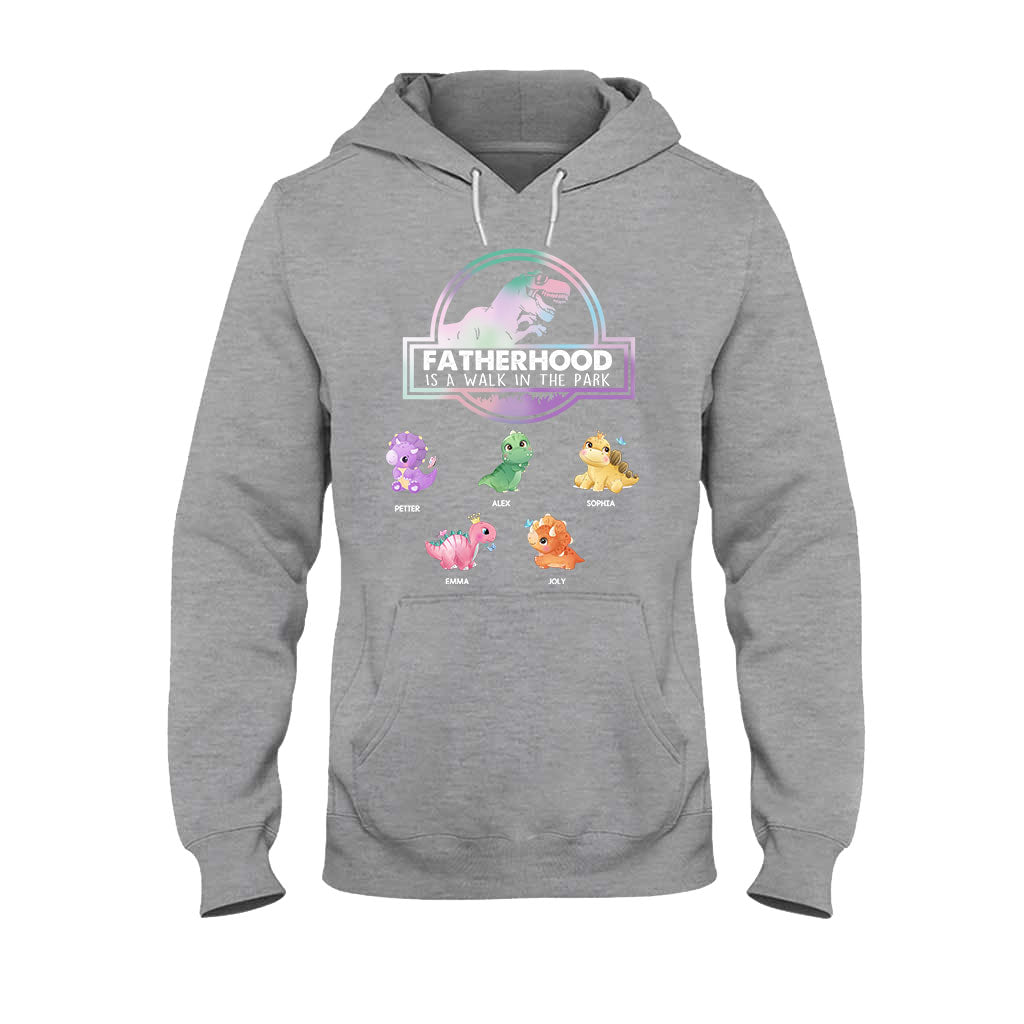 Être père, c'est comme marcher - Cadeau pour papa, grand-père - T-shirt et sweat à capuche personnalisés