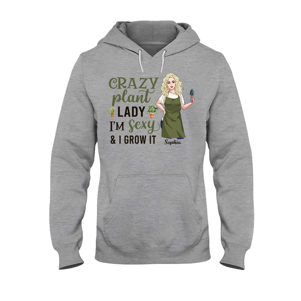 T-shirt et sweat à capuche personnalisés « Folle de plantes »