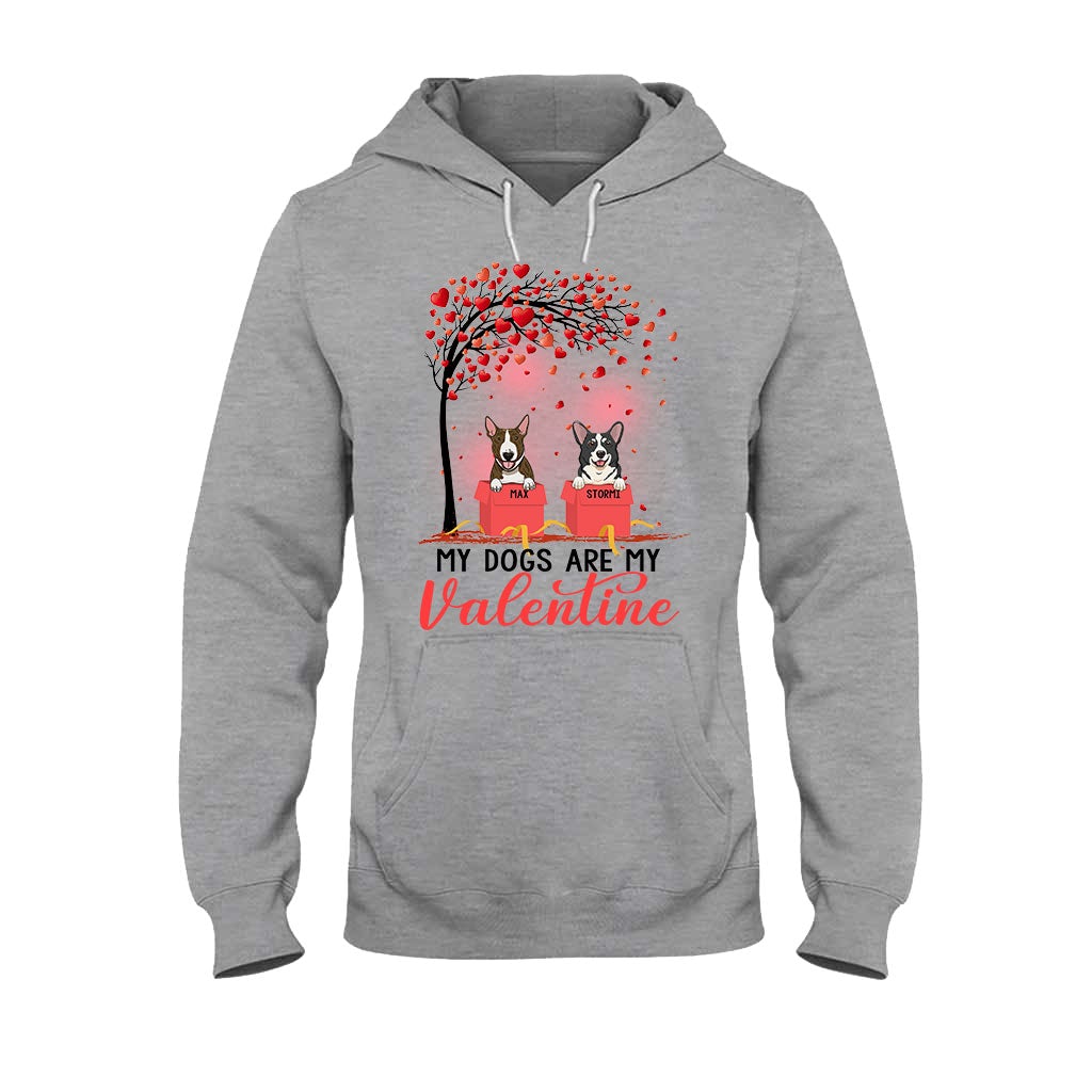 Les chiens sont mes Valentins - T-shirt et sweat à capuche personnalisés