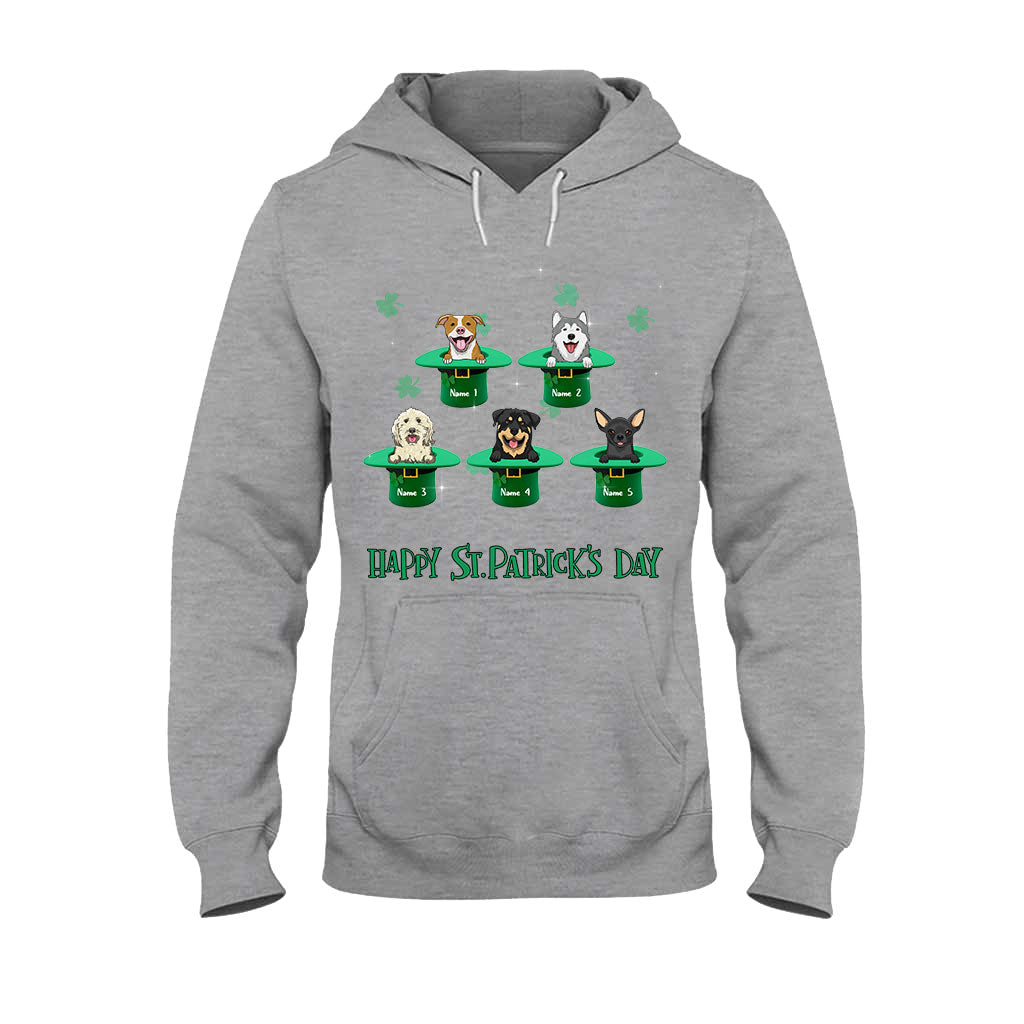 Mes porte-bonheur - T-shirt et sweat à capuche personnalisés pour chien pour la Saint-Patrick