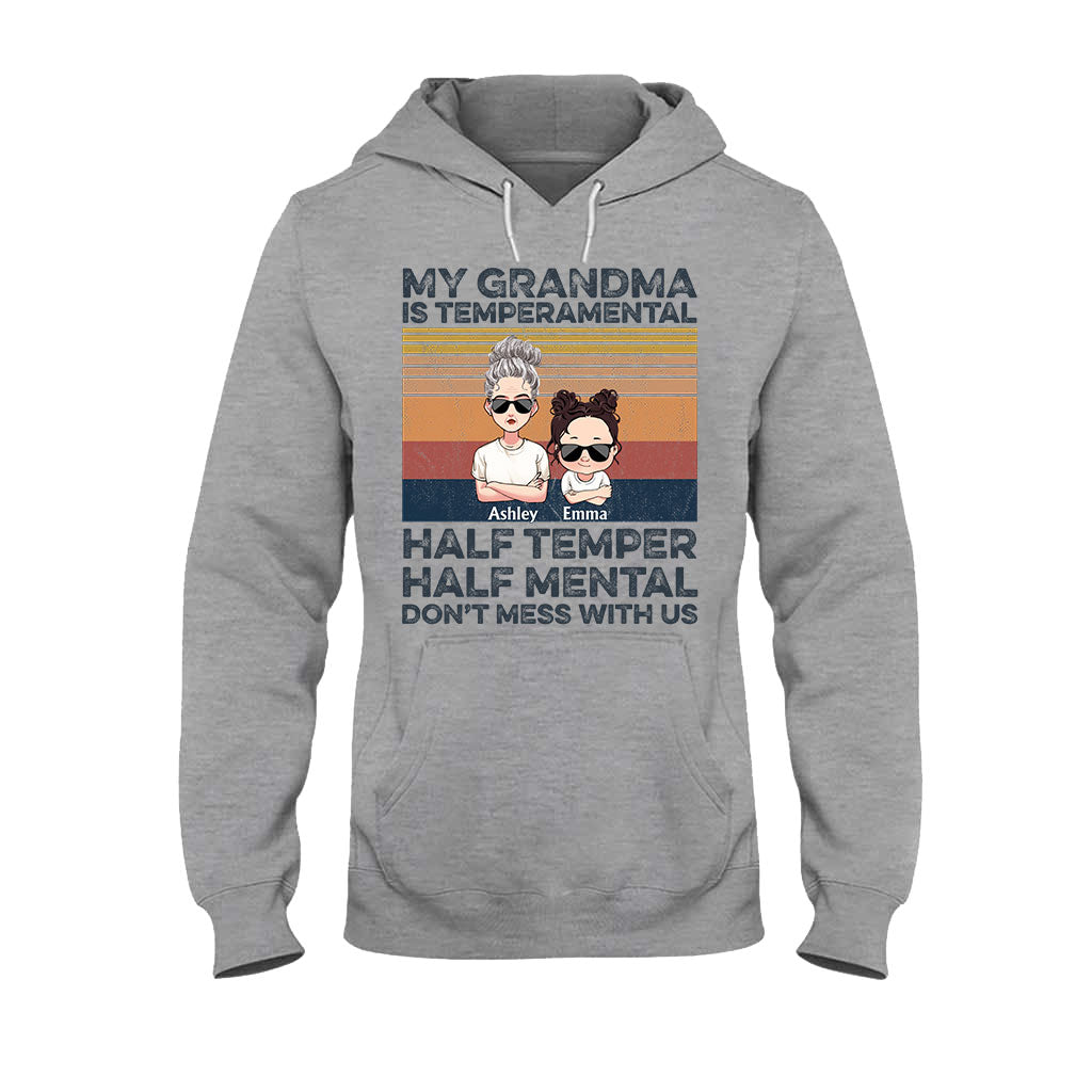 Ma grand-mère a un caractère difficile - T-shirt et sweat à capuche personnalisés pour la fête des mères