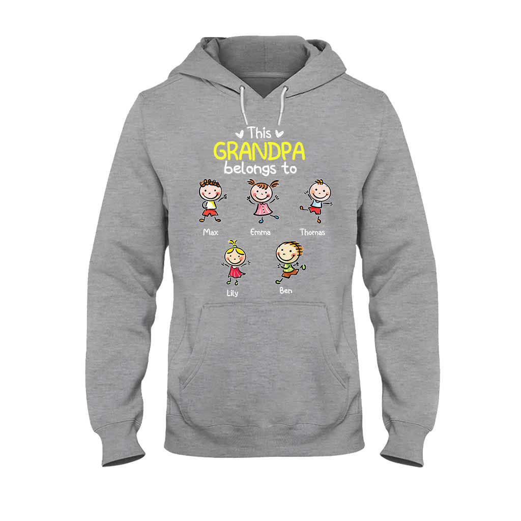 On t'aime - Cadeau pour grand-mère, papa, maman, grand-père - T-shirt et sweat à capuche personnalisés