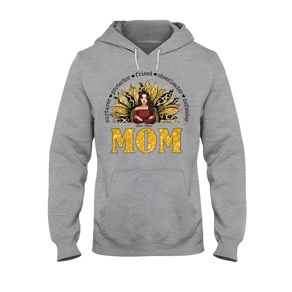 Mom Nurturer Protector - Personalized Mother's Day T-shirt and Hoodie
