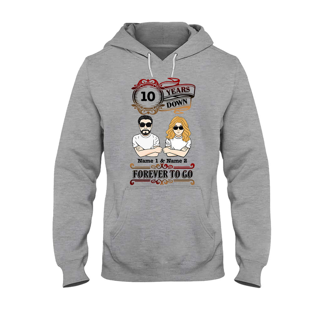 Pour toujours ensemble - T-shirt et sweat à capuche personnalisés pour couples