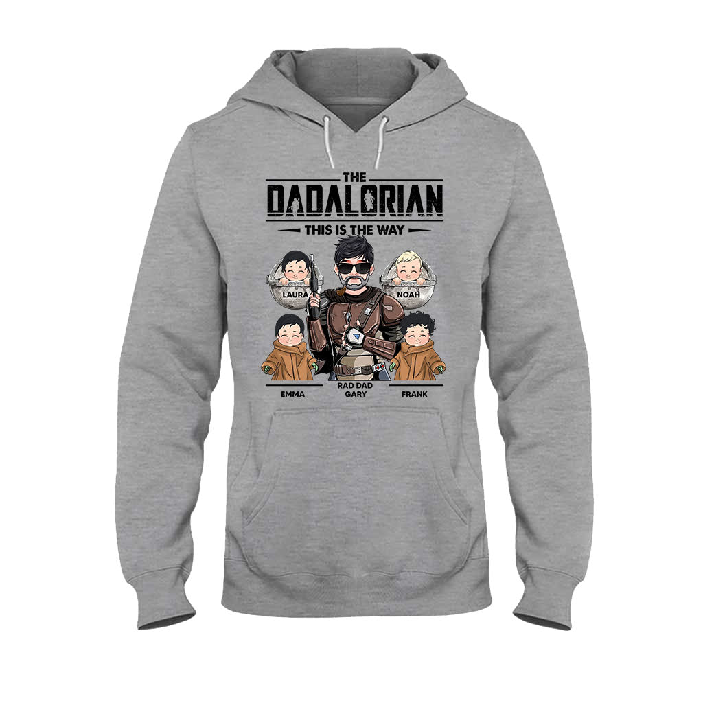 C'est comme ça que Dadalorian Mamalorian - T-shirt et sweat à capuche personnalisés pour papa