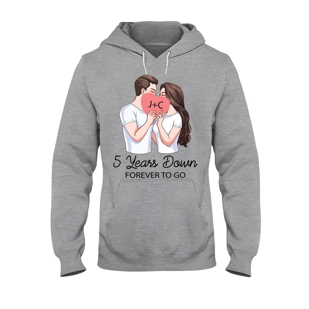 Pour toujours ensemble - T-shirt et sweat à capuche personnalisés pour couples