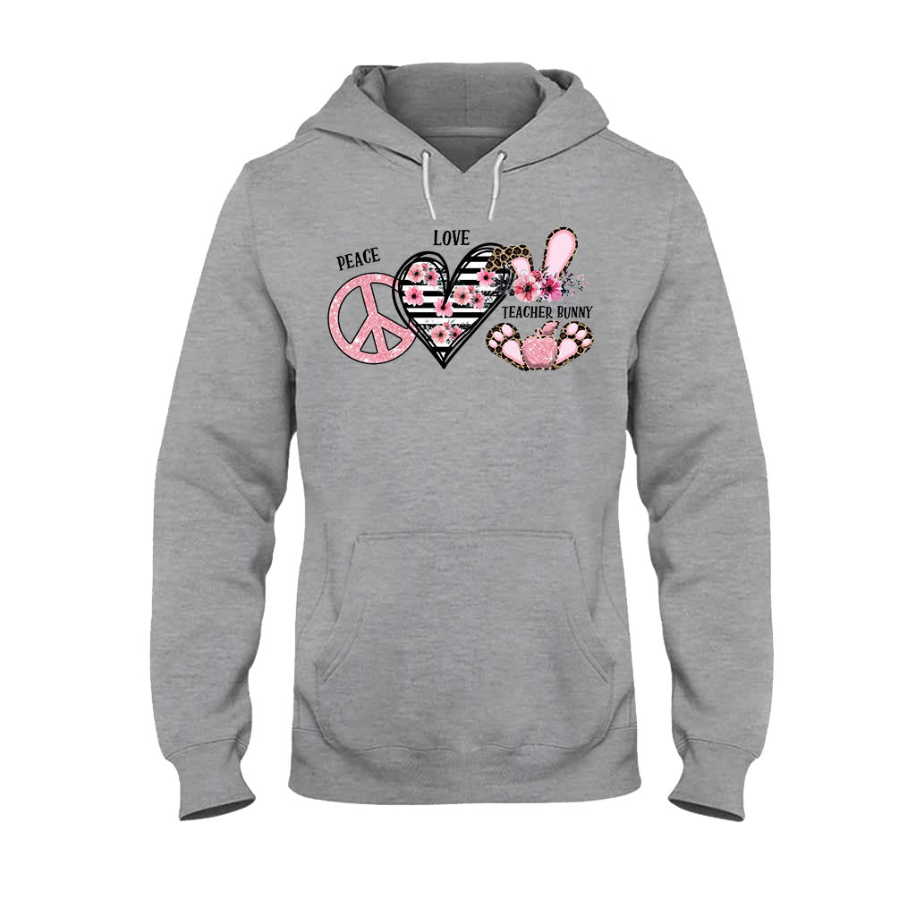 T-shirt et sweat à capuche personnalisés « Paix, Amour, Un Professeur Hip »