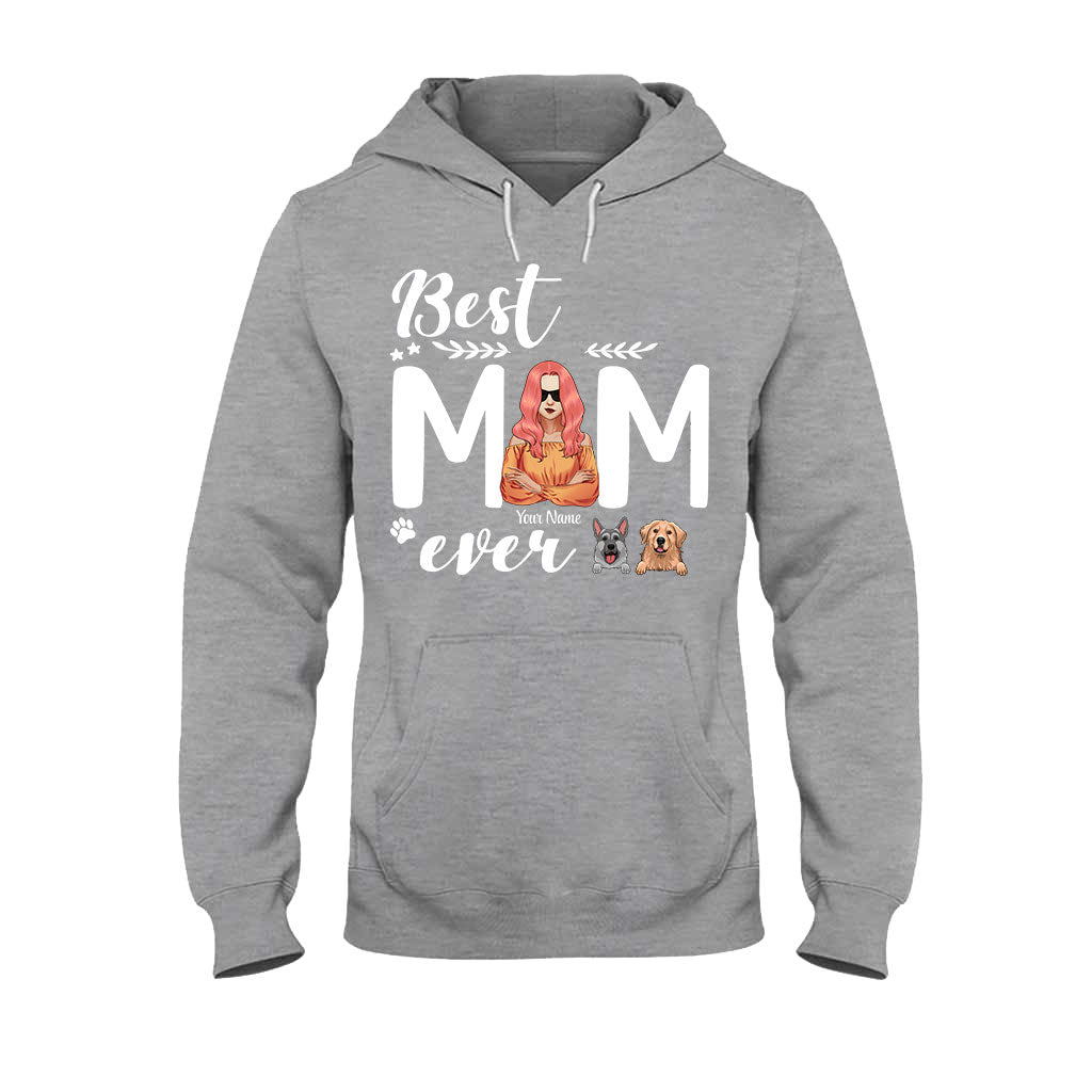 Best Dog Mom Ever - Personalized T-shirt and Hoodie