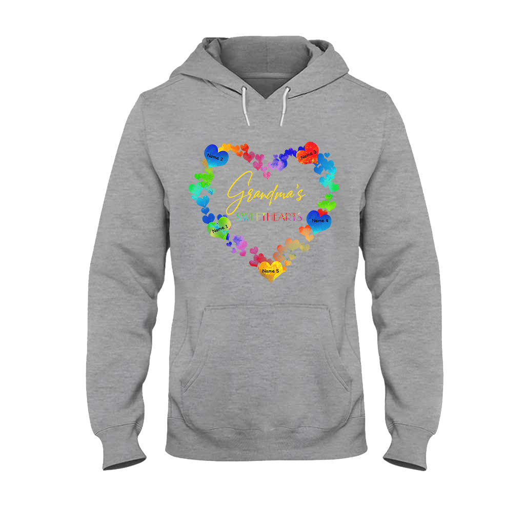 Les amoureux de grand-mère - T-shirt et sweat à capuche personnalisés pour la Saint-Valentin.