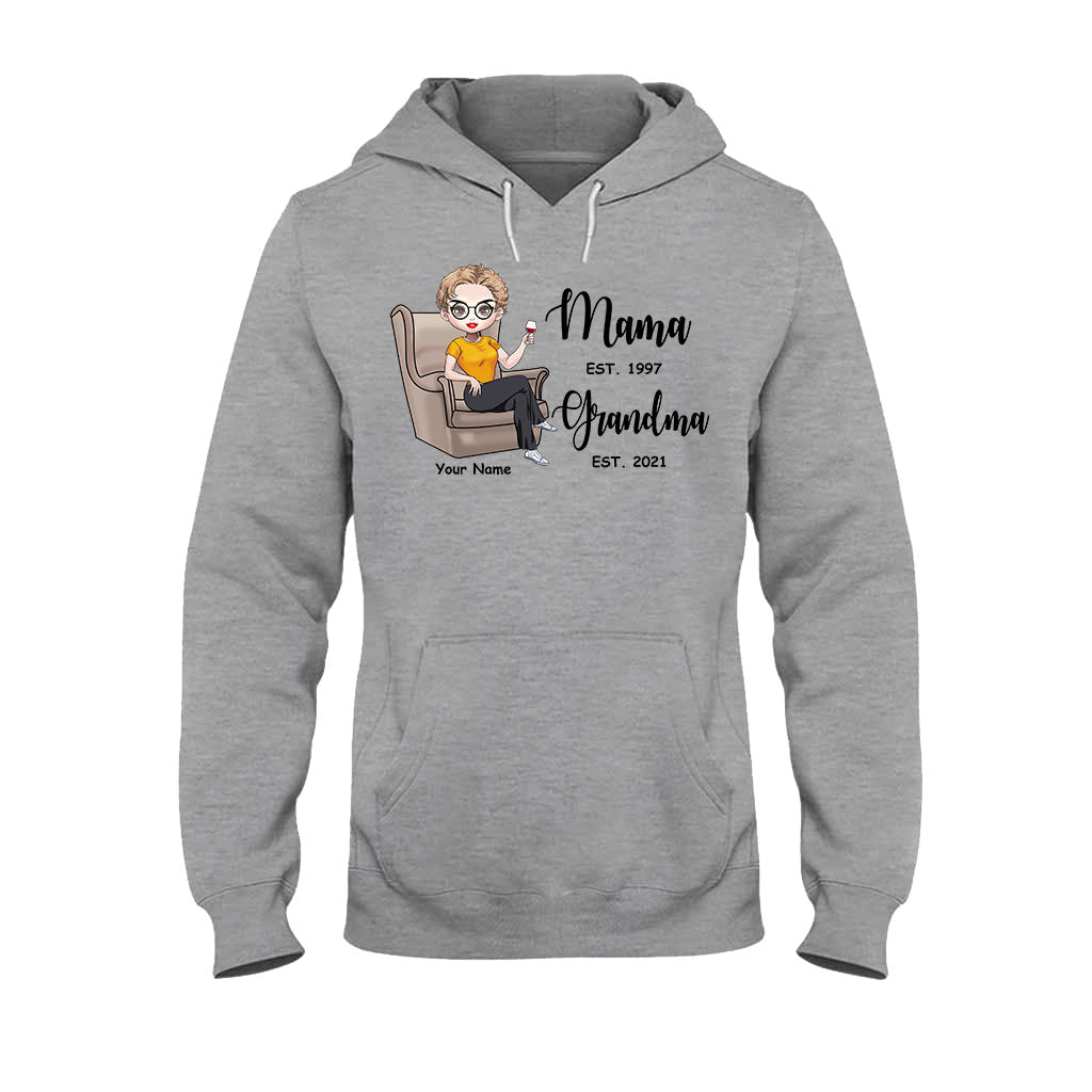 T-shirt et sweat à capuche personnalisés « Maman Est, Grand-mère Est » pour la fête des mères