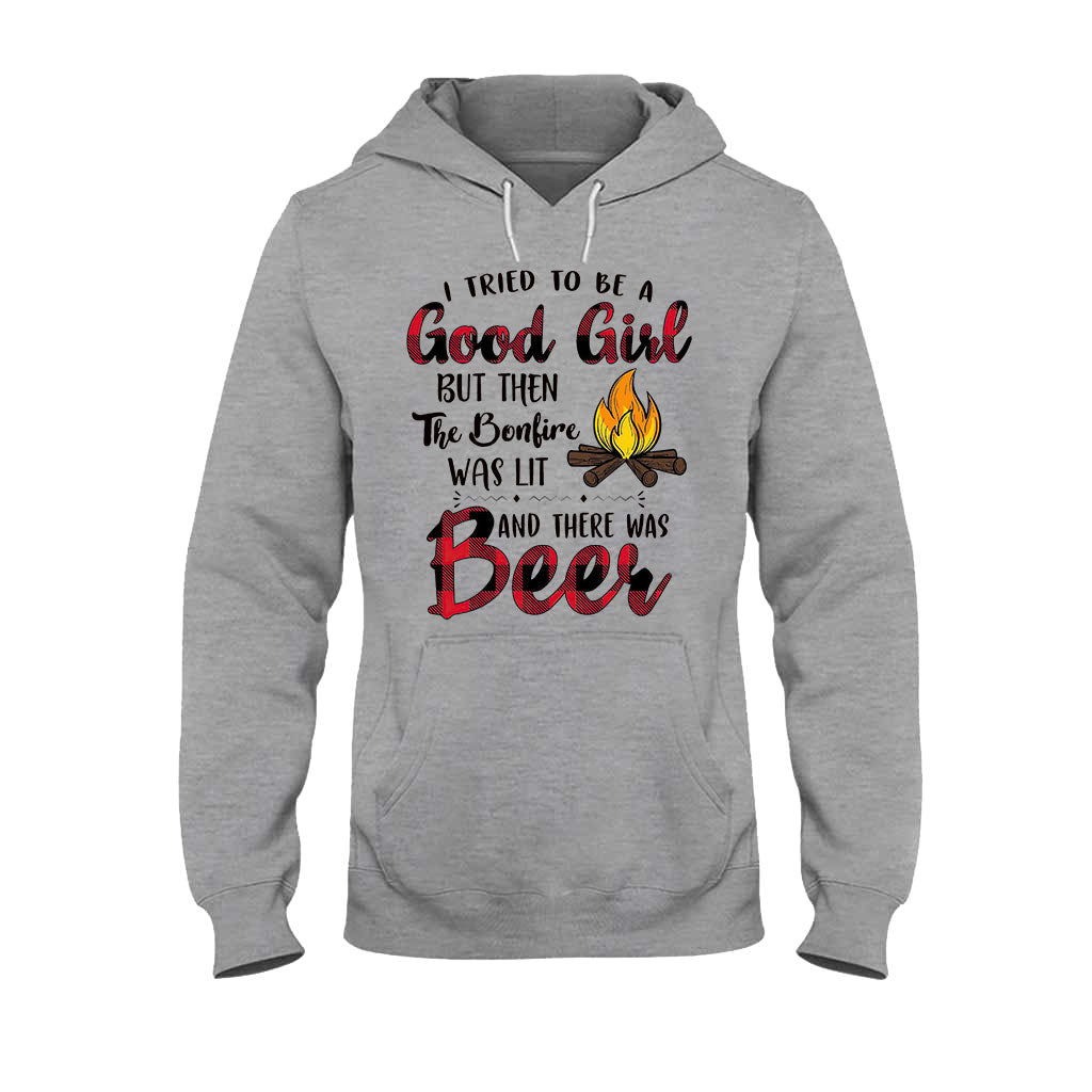 J'ai essayé d'être une gentille fille - T-shirt et sweat à capuche de camping 112021