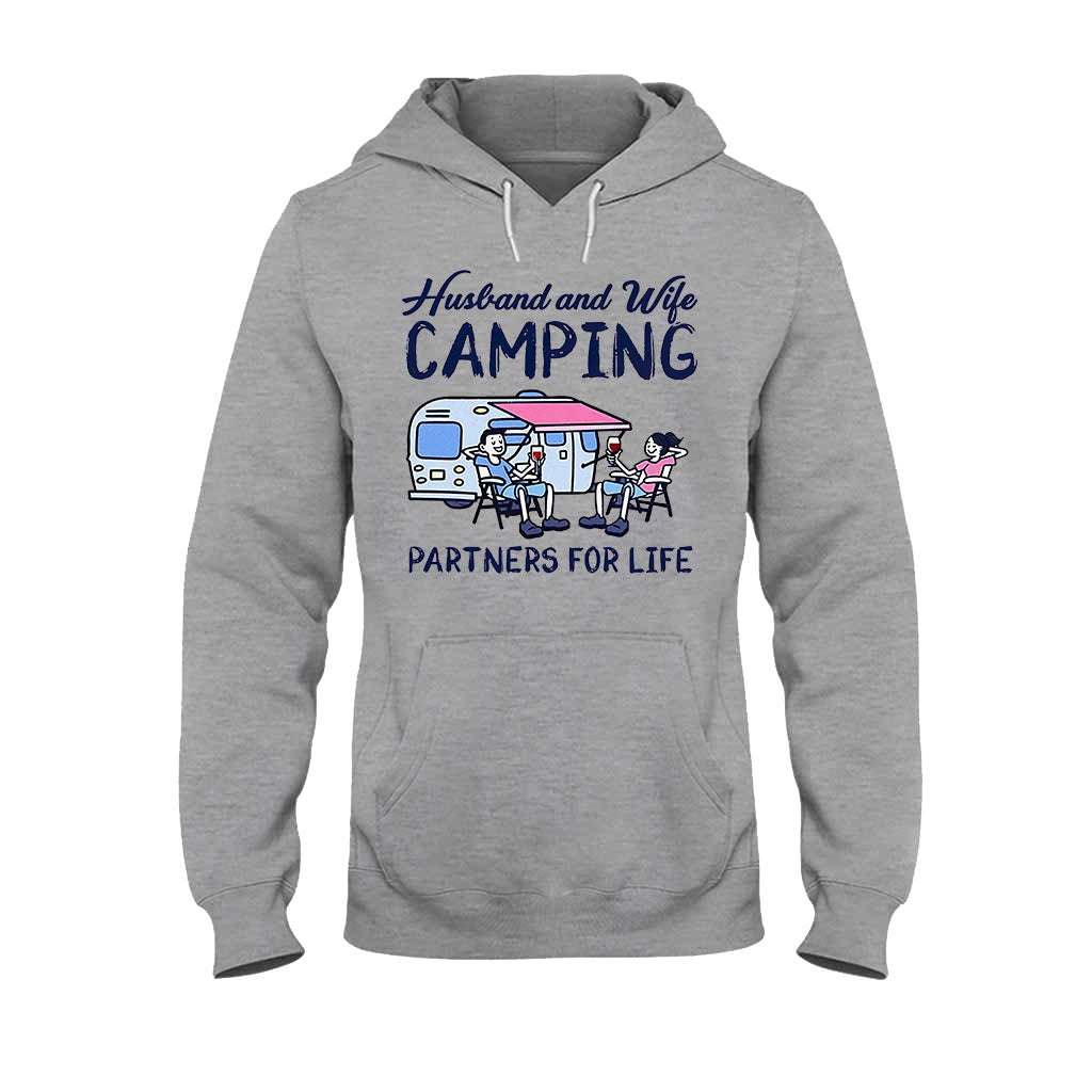 Couple de campeurs pour la vie - T-shirt et sweat à capuche de camping 112021