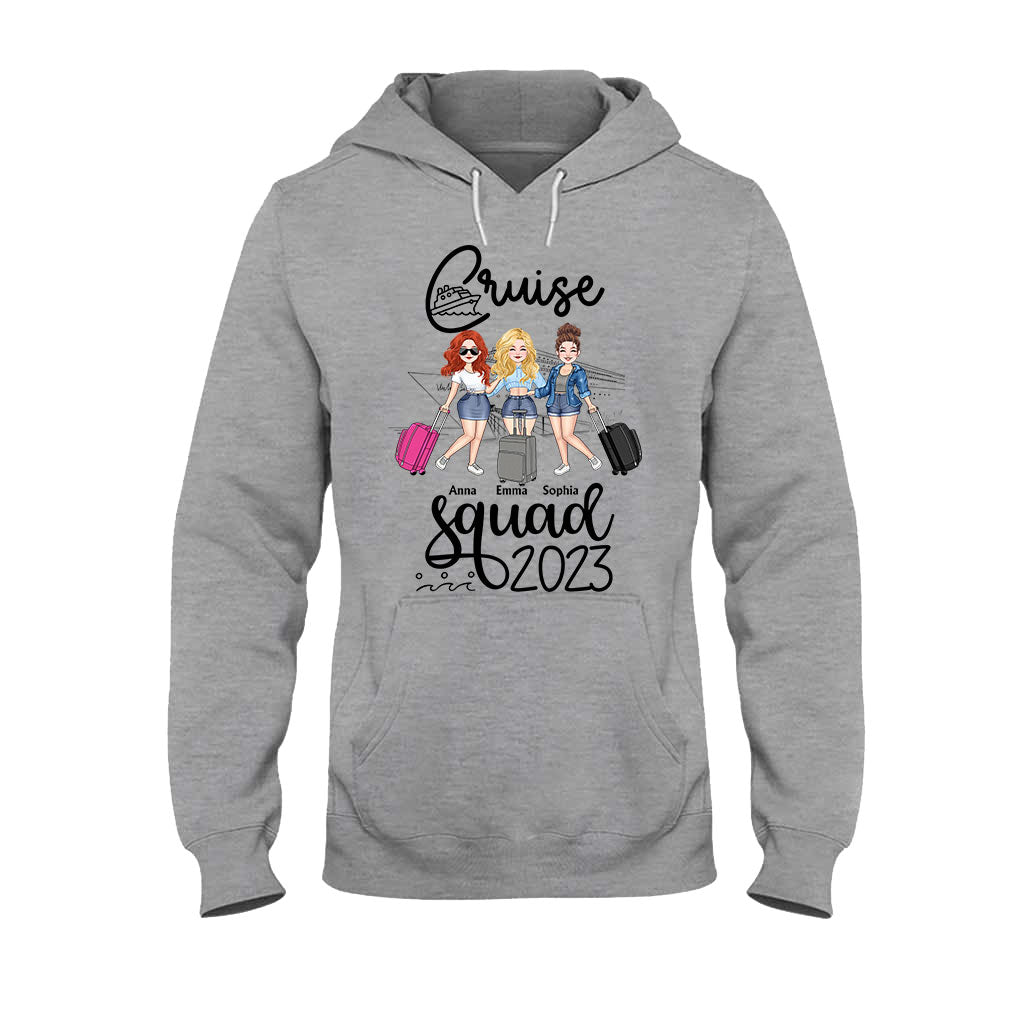 Équipe Croisière - Cadeau croisière pour amie, maman, sœur, fille - T-shirt et sweat à capuche personnalisés