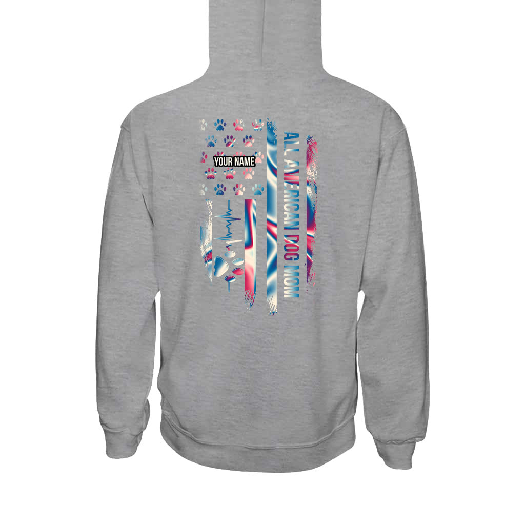 Fière maman de chien - T-shirt et sweat à capuche personnalisés pour la fête de l'Indépendance