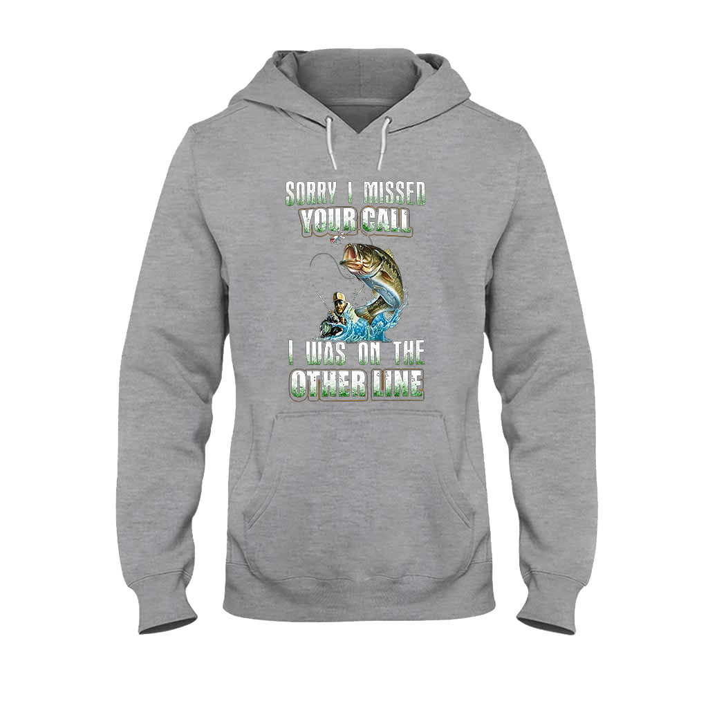 Désolé d'avoir manqué votre appel - T-shirt et sweat à capuche de pêche 112021