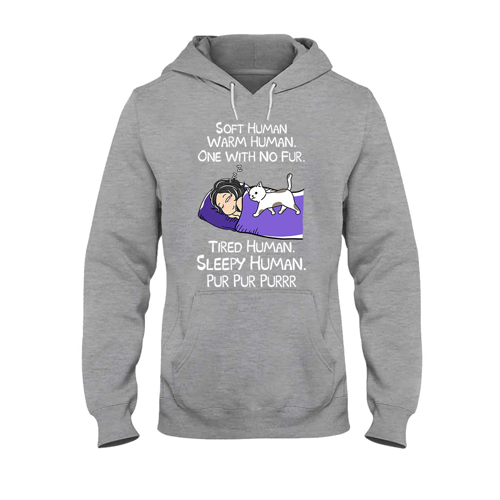 T-shirt et sweat à capuche personnalisés « Chat doux et chaleureux »