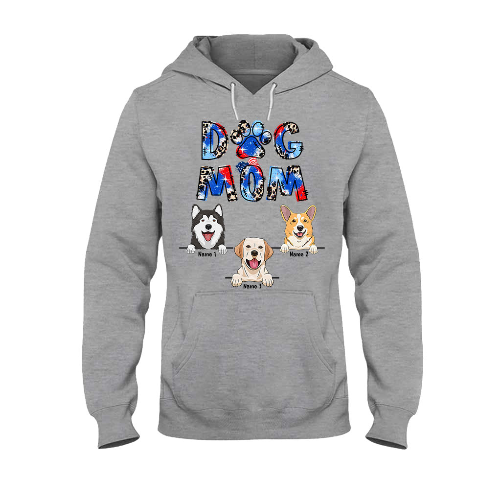 Maman de chien - T-shirt et sweat à capuche personnalisés pour la fête de l'Indépendance