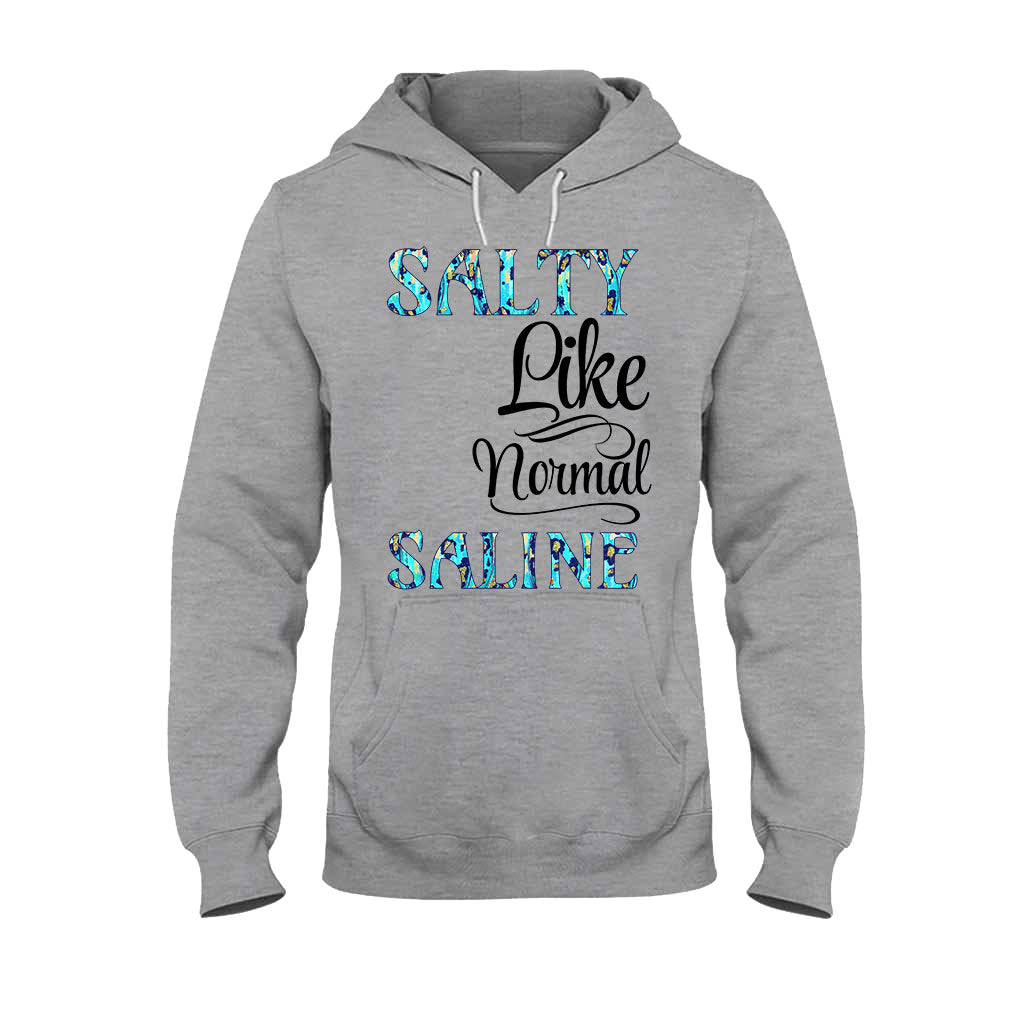 Solution saline salée - T-shirt et sweat à capuche personnalisés pour infirmières