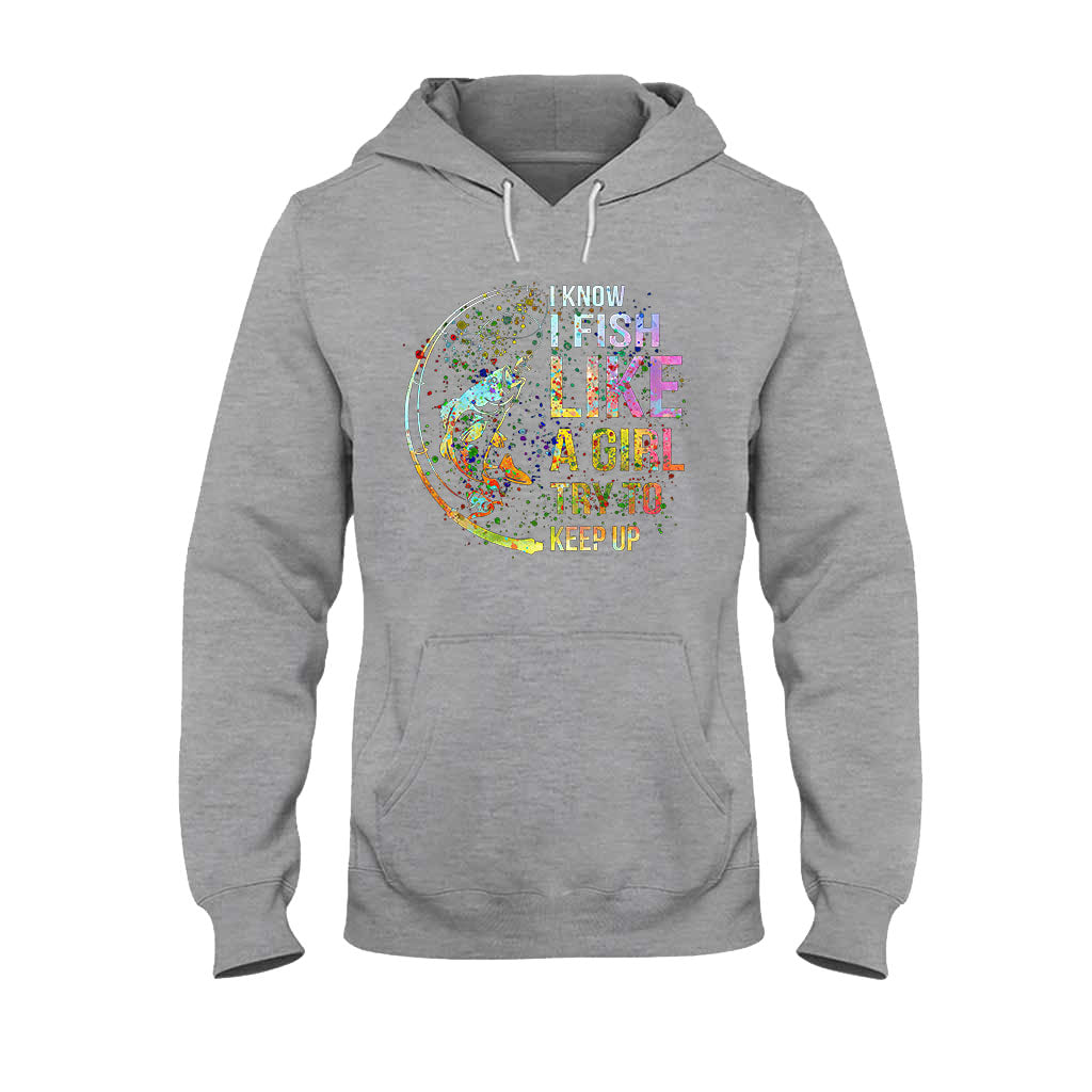 Essayez de suivre le rythme - T-shirt et sweat à capuche de pêche 112021