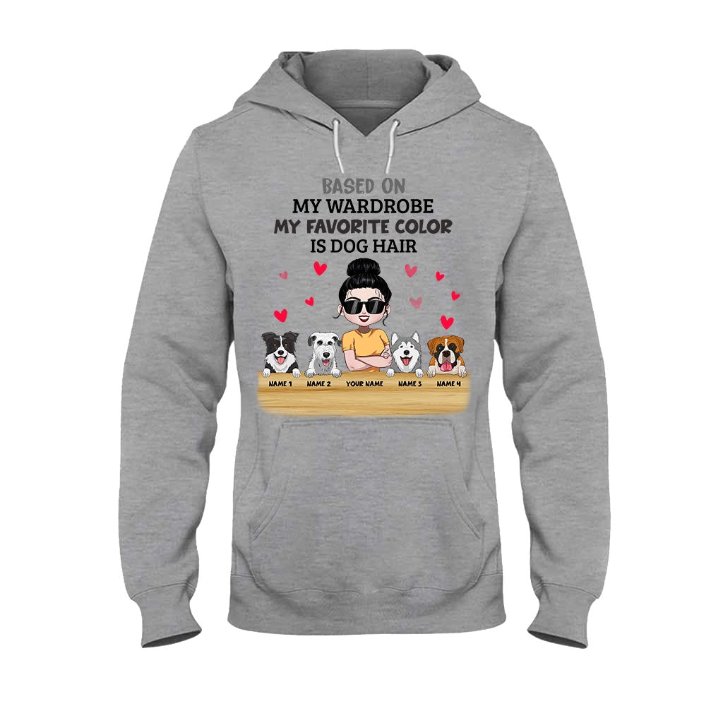 Ma couleur préférée, c'est le poil de chien - T-shirt et sweat à capuche personnalisés pour chien