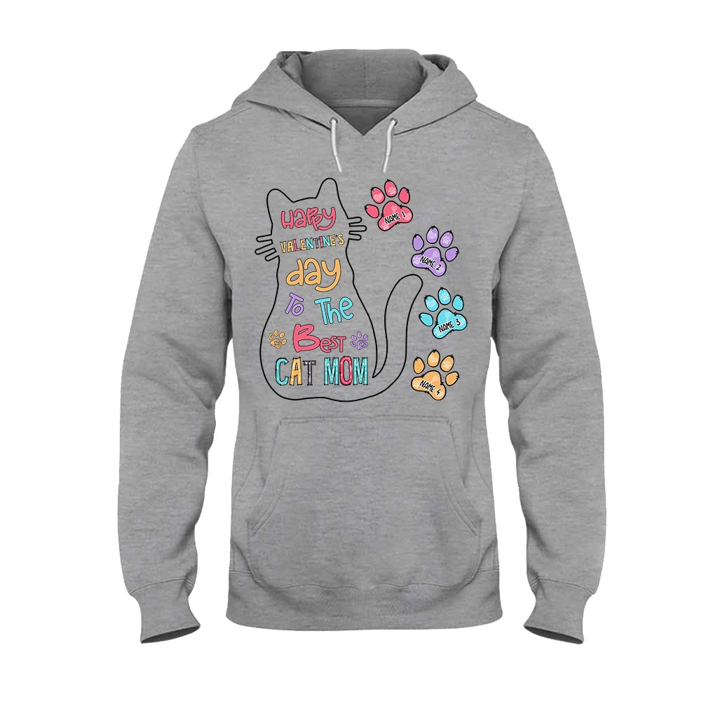 La vie de maman chat est plus belle avec des chats - T-shirt et sweat à capuche personnalisés pour chats