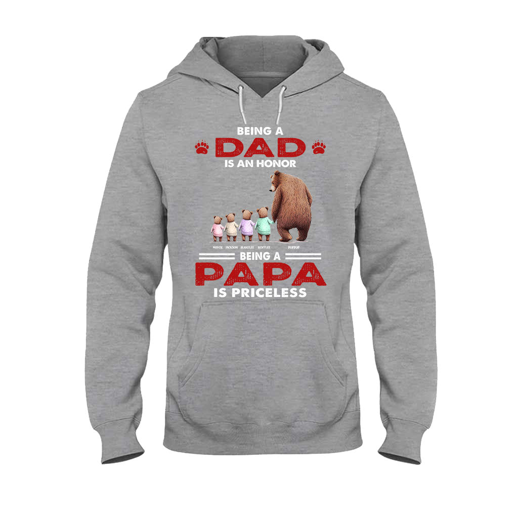 Papa Ours Inestimable - T-shirt et sweat à capuche personnalisés pour la fête des pères - Grand-père