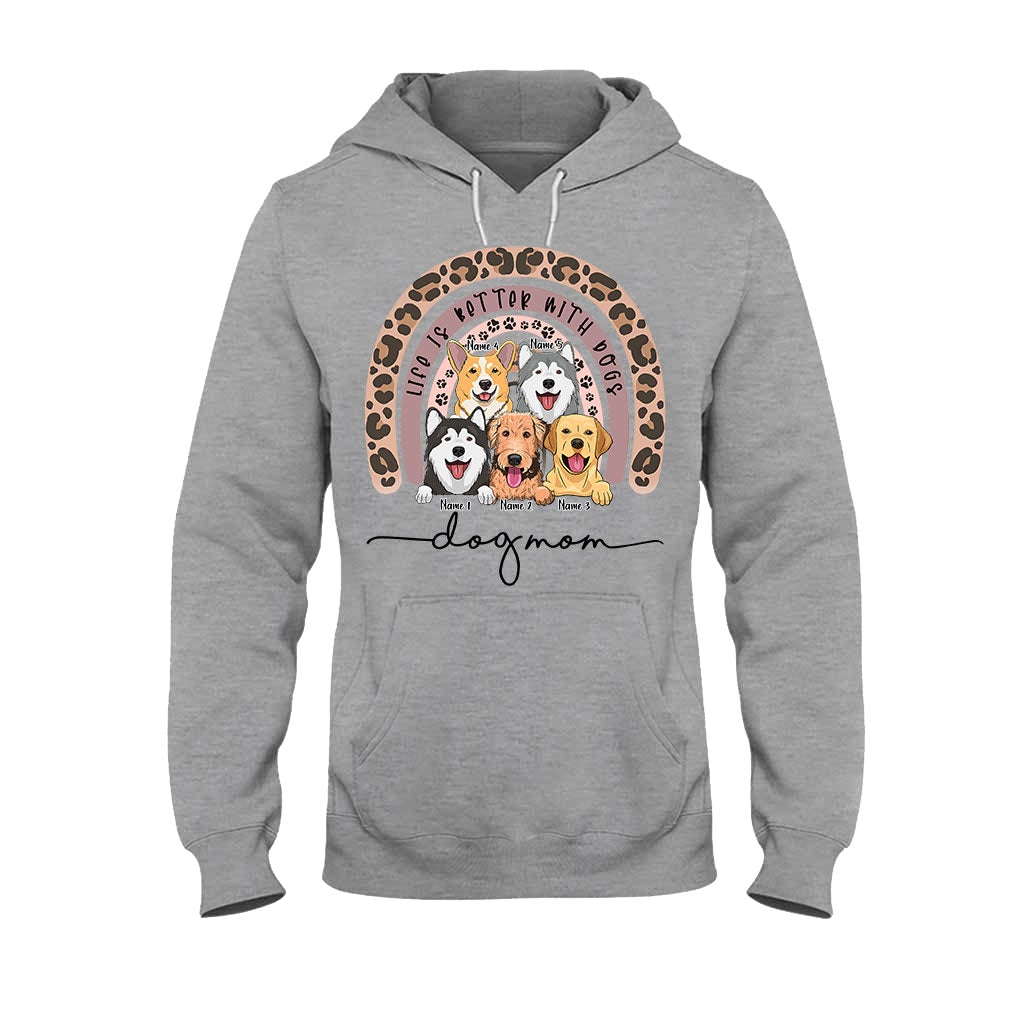 Dog Mom - Personalized Dog T-shirt and Hoodie