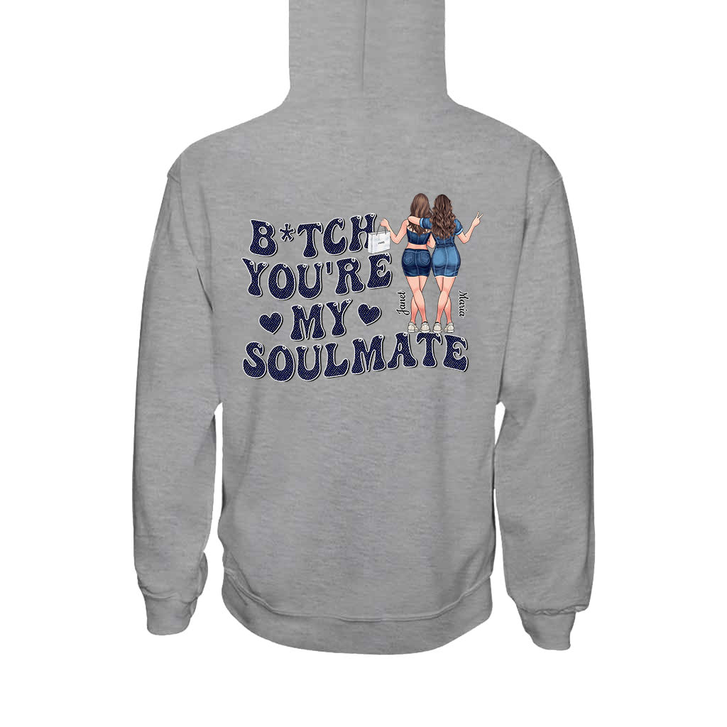 Tu es mon âme sœur - T-shirt et sweat à capuche personnalisés pour meilleure amie