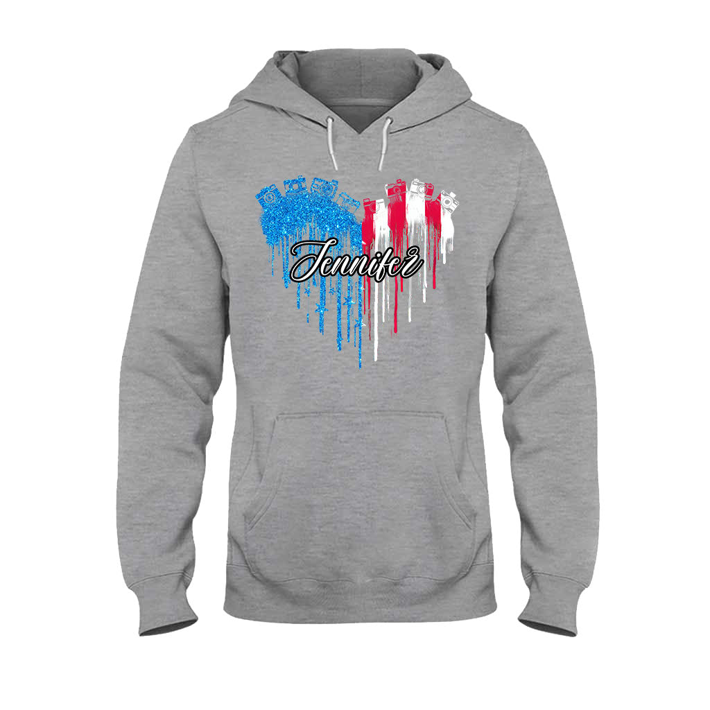 J'adore la photographie - T-shirt et sweat à capuche personnalisés « J'aime la photographie »
