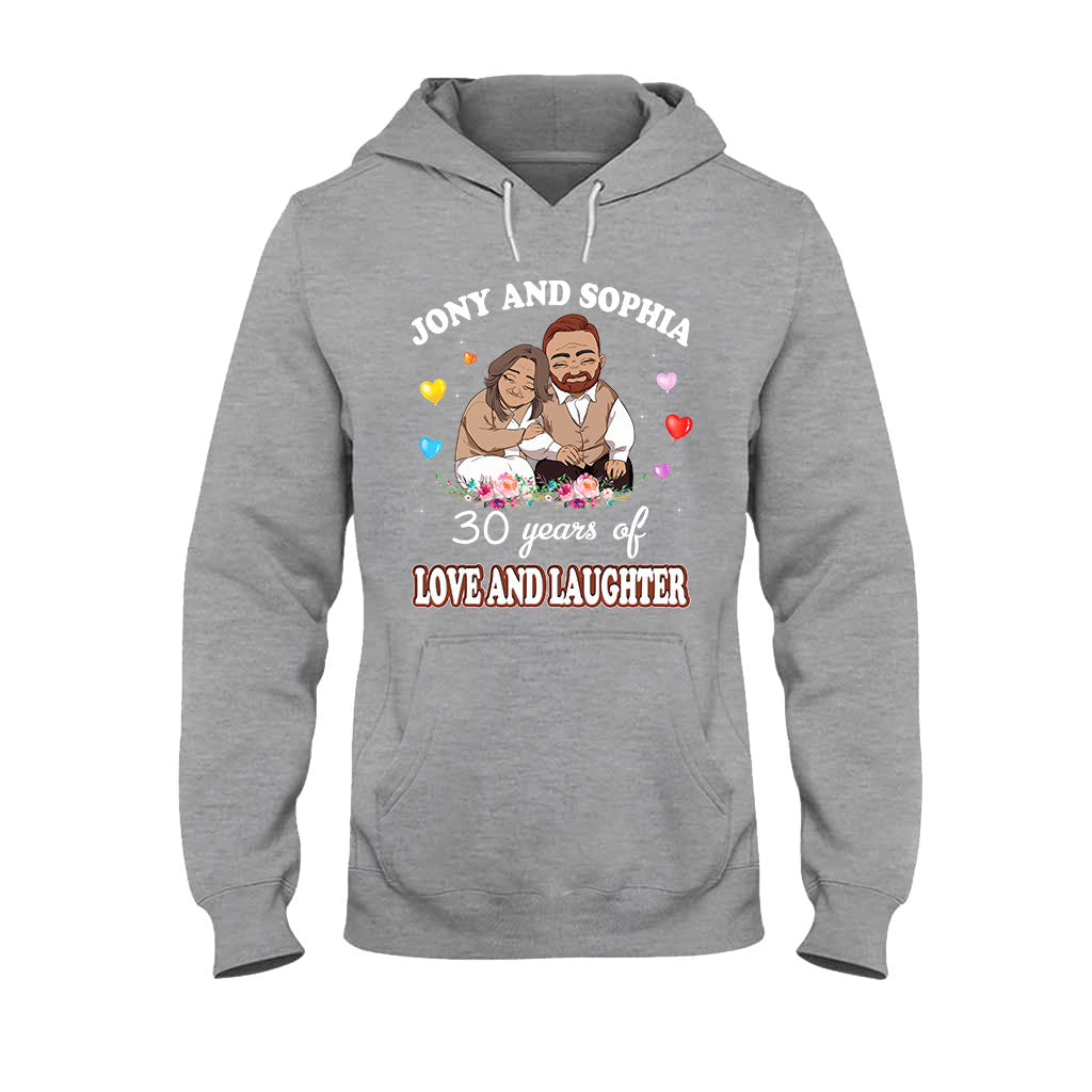Je t'aimerai toujours - T-shirt et sweat à capuche personnalisés pour couples