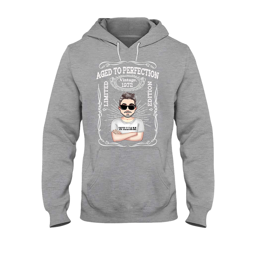 Vieilli à la perfection - T-shirt et sweat à capuche d'anniversaire personnalisés