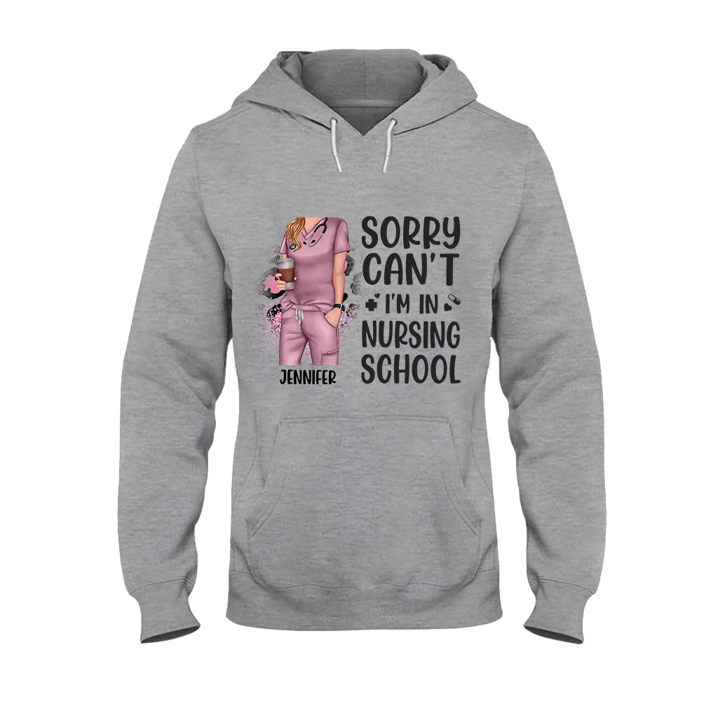 Désolée, je ne peux pas aller à l'école d'infirmières. Au revoir ! - T-shirt et sweat à capuche personnalisés pour infirmières
