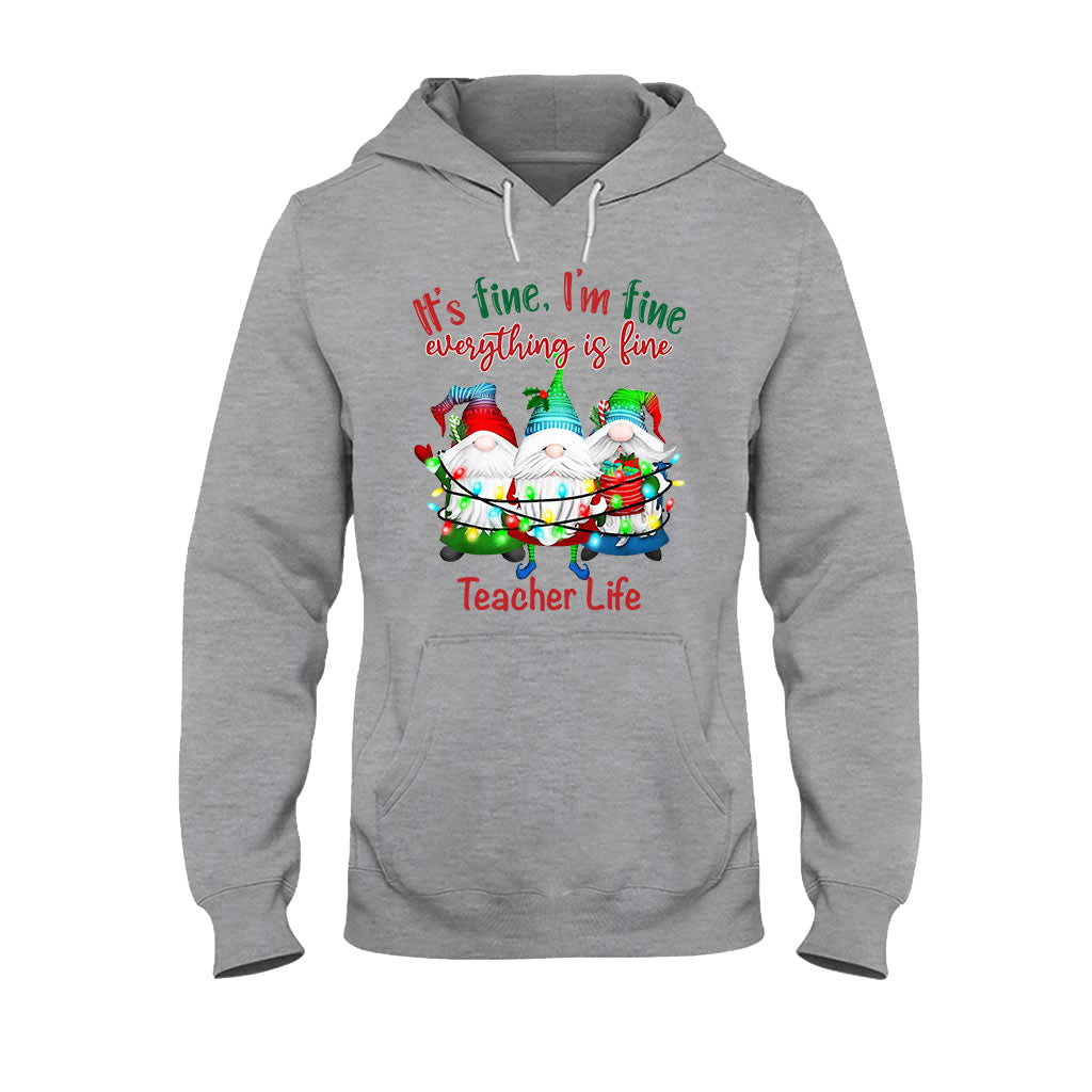 Tout va bien, je vais bien, tout va bien - T-shirt et sweat à capuche personnalisés pour enseignants