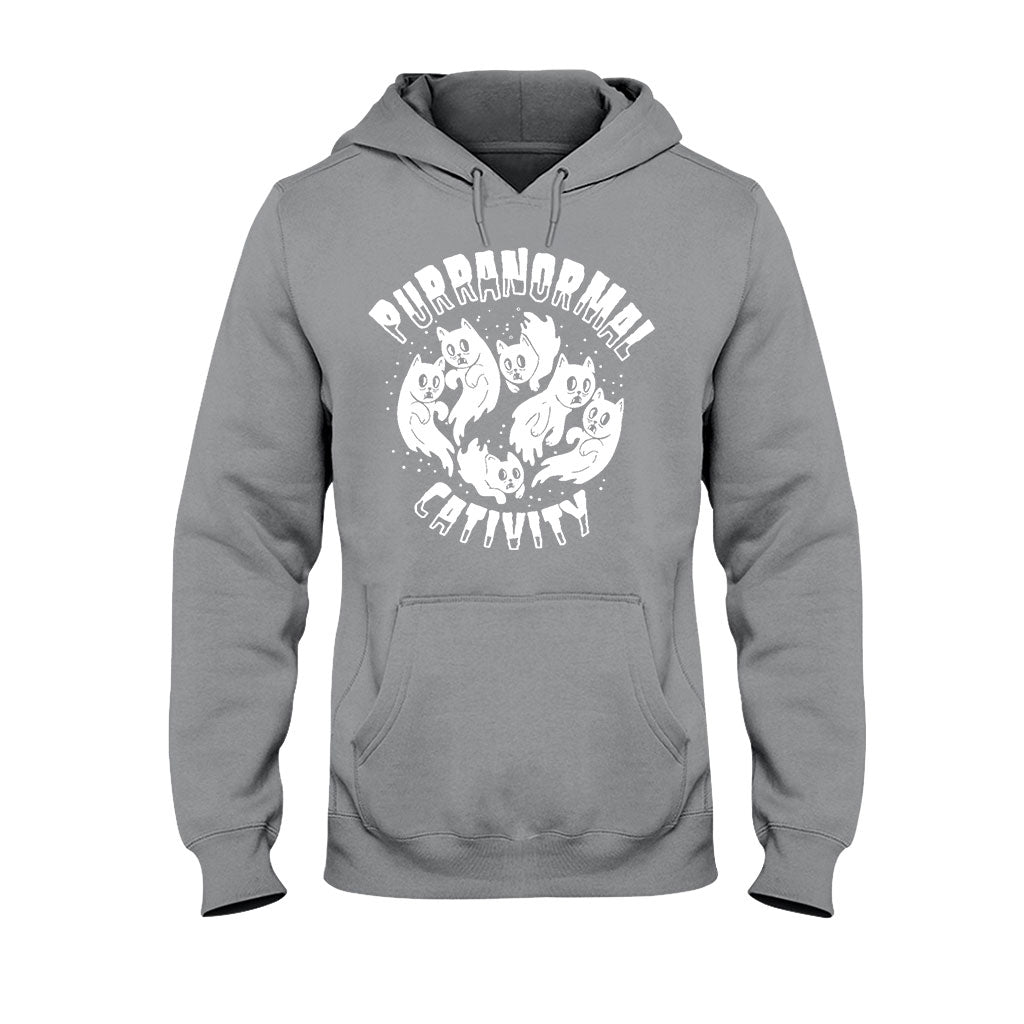 Purranormal Cativity Halloween - T-shirt et sweat à capuche chat 082021