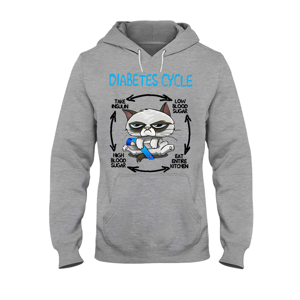 Diabetes Cycle - Diabetes Awareness T-shirt And Hoodie 082021