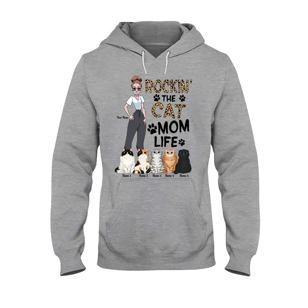 Vivez pleinement votre vie de maman chat ! - T-shirt et sweat à capuche personnalisés pour chats