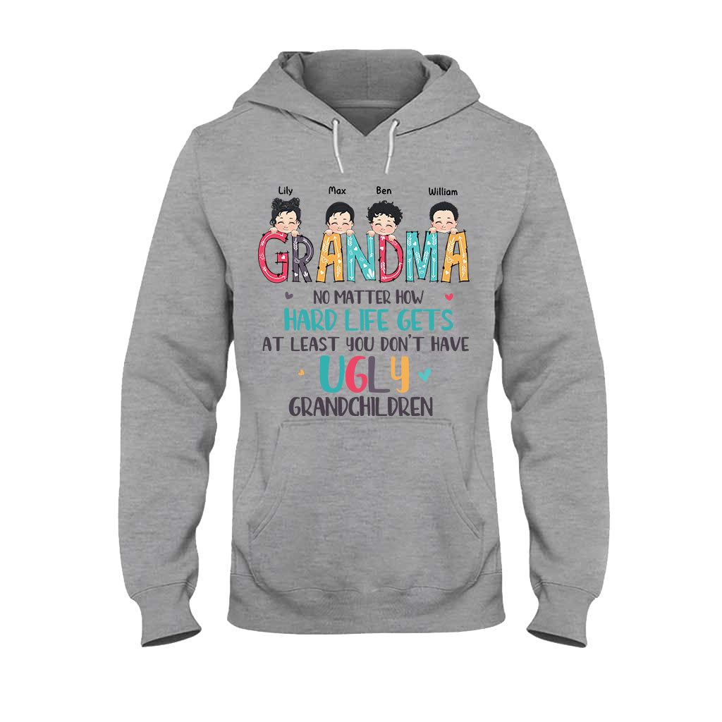 Peu importe les difficultés de la vie - T-shirt et sweat à capuche personnalisés pour la fête des mères et pour grand-mère