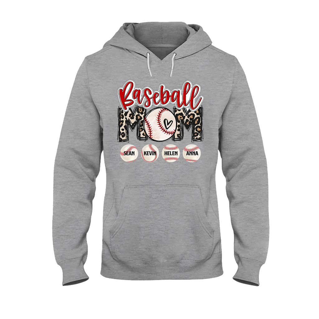 Baseball Mom - Personalized Baseball T-shirt and Hoodie