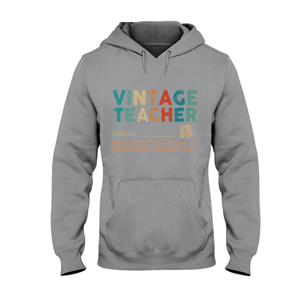 T-shirt et sweat à capuche vintage pour professeur 062021