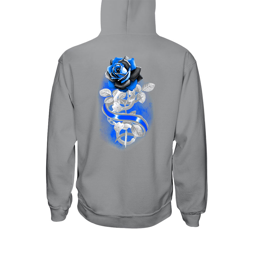 T-shirt et sweat à capuche Blue Rose - Policier 062021