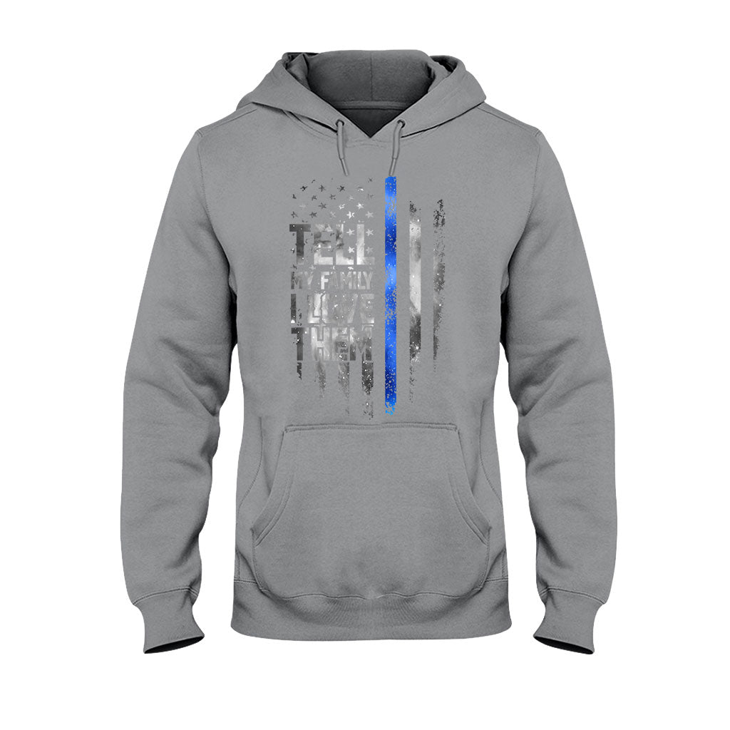 Dites-le à ma famille - T-shirt et sweat à capuche « Policier » 062021