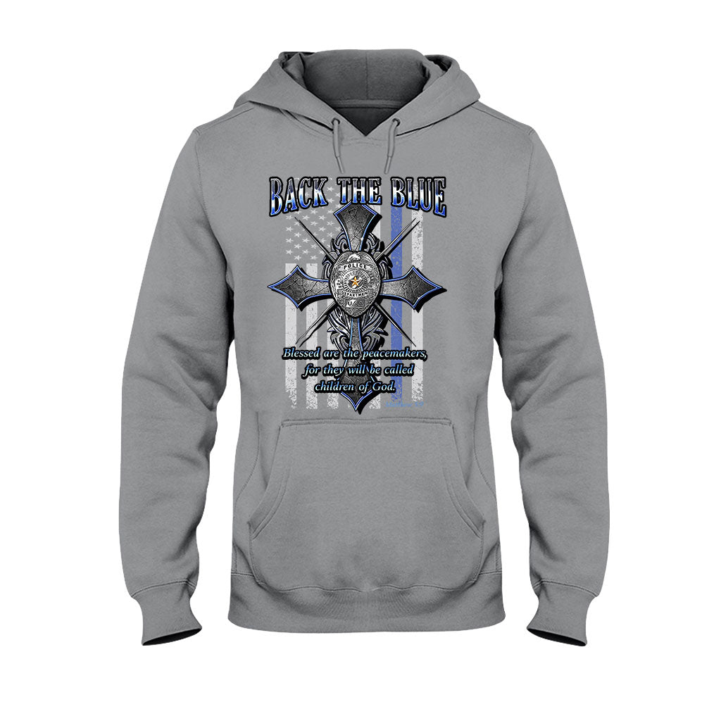 Ligne bleue - T-shirt et sweat à capuche d'agent de police 0621