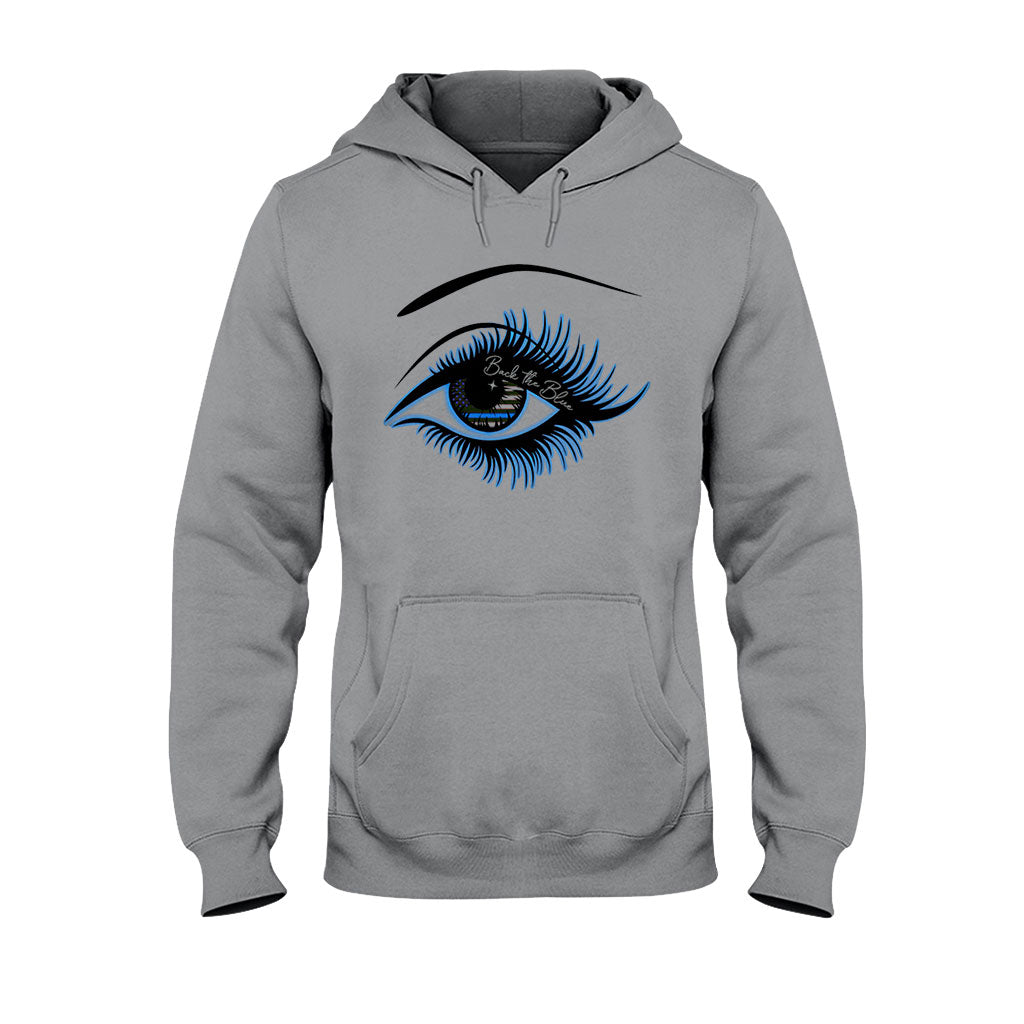 T-shirt et sweat à capuche Blue Line Eye - Policier 062021