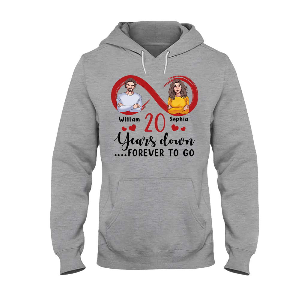 Pour toujours ensemble - T-shirt et sweat à capuche personnalisés pour couples