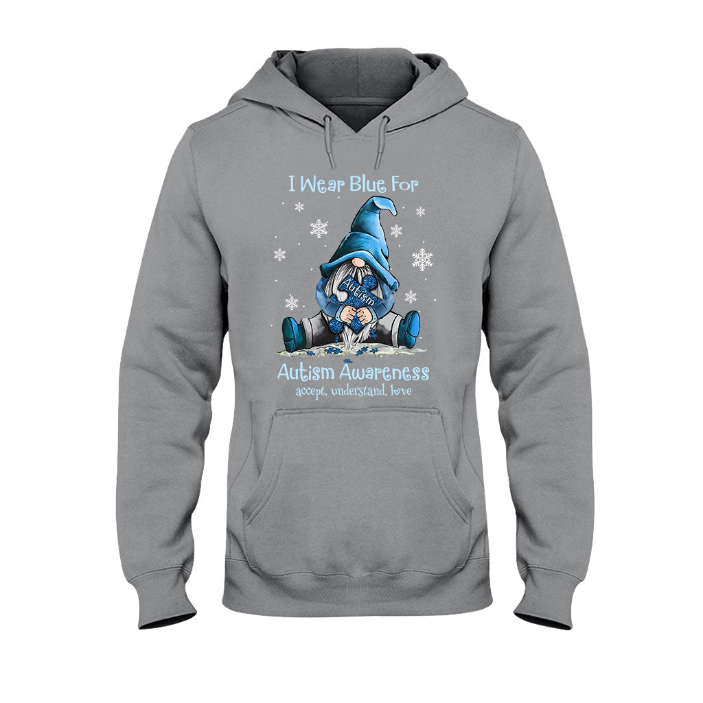 Je porte du bleu - T-shirt et sweat à capuche de sensibilisation à l'autisme 062021