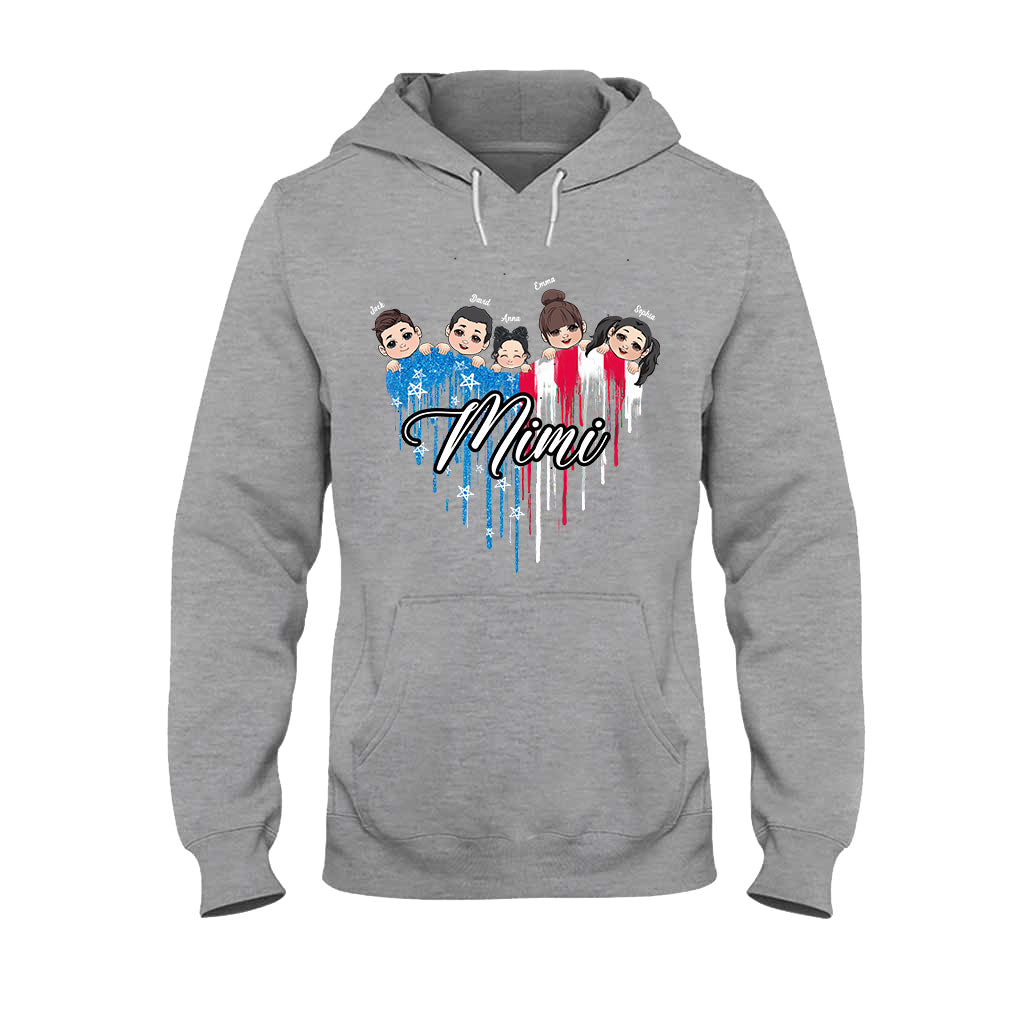 Meilleure grand-mère du monde - Cadeau pour grand-mère, maman, papa, grand-père, tante, oncle - T-shirt et sweat à capuche personnalisés