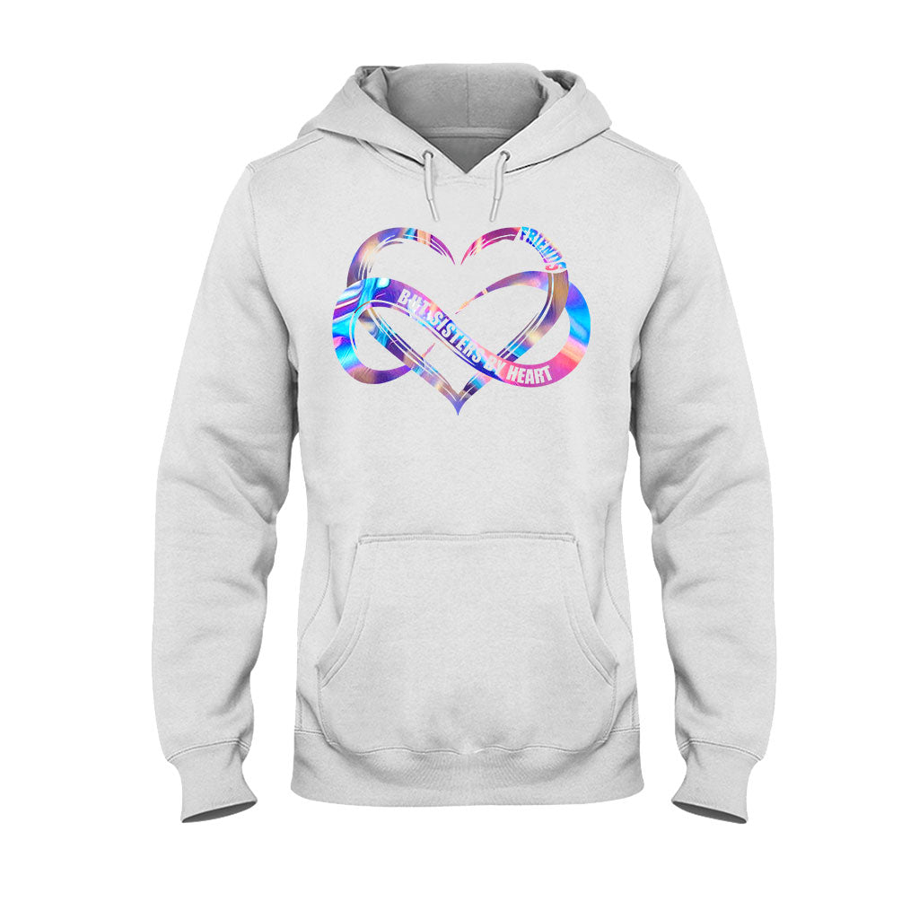 Pas sœurs de sang, mais sœurs de cœur - T-shirt et sweat à capuche personnalisés pour meilleures amies