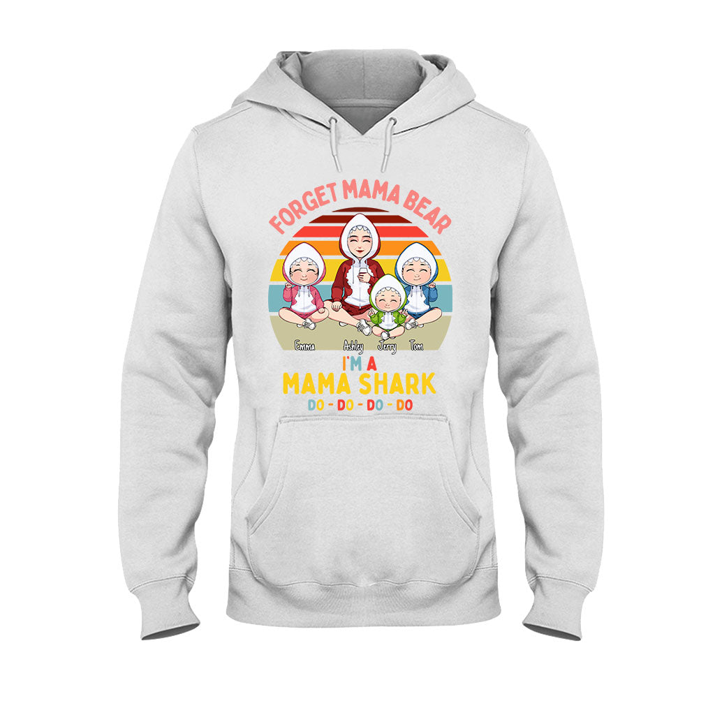 Maman Requin Do Do Do - Cadeau pour maman, papa, grand-mère, grand-père, tante, oncle, amoureux des requins - T-shirt et sweat à capuche personnalisés