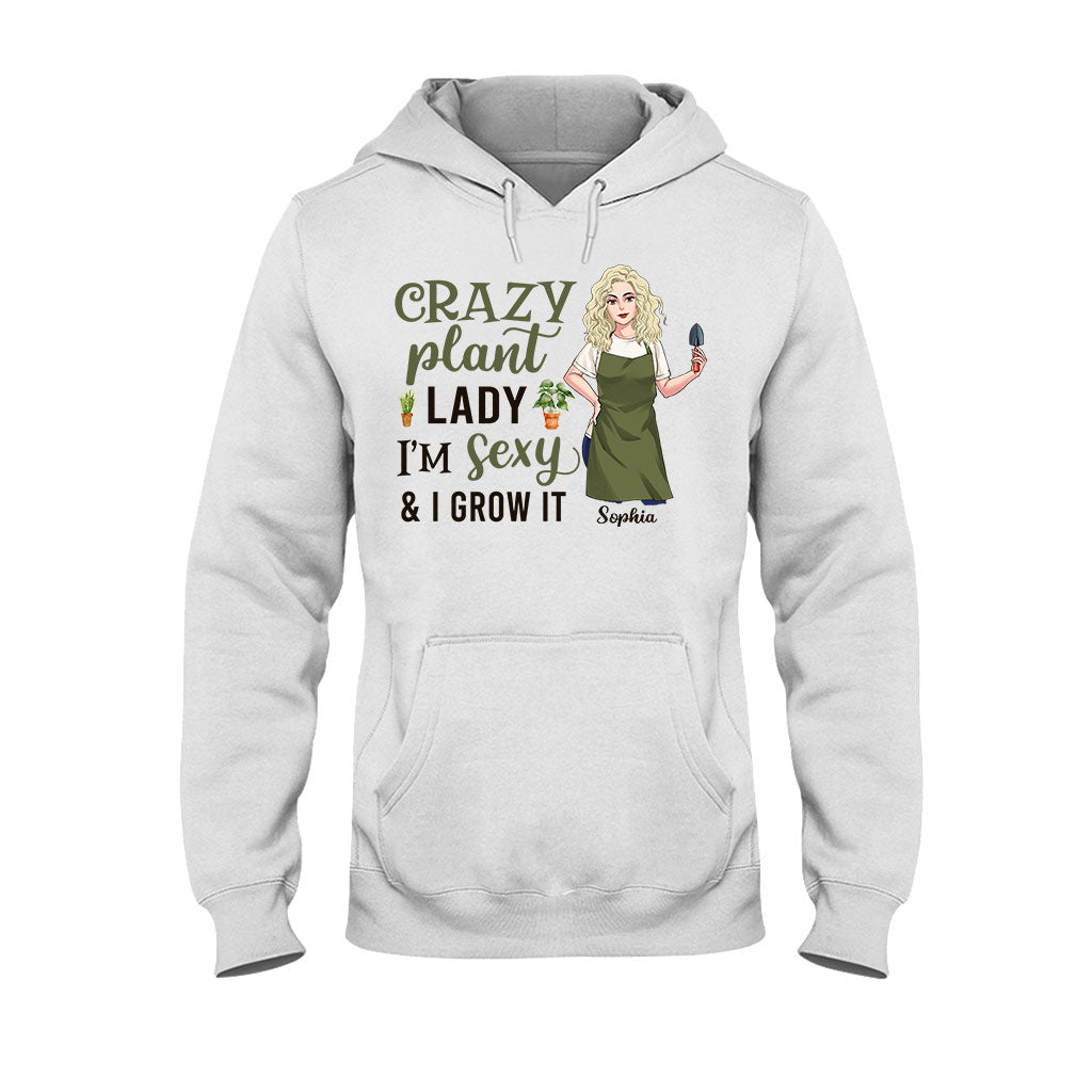 T-shirt et sweat à capuche personnalisés « Folle de plantes »