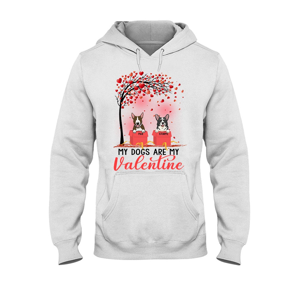 Les chiens sont mes Valentins - T-shirt et sweat à capuche personnalisés